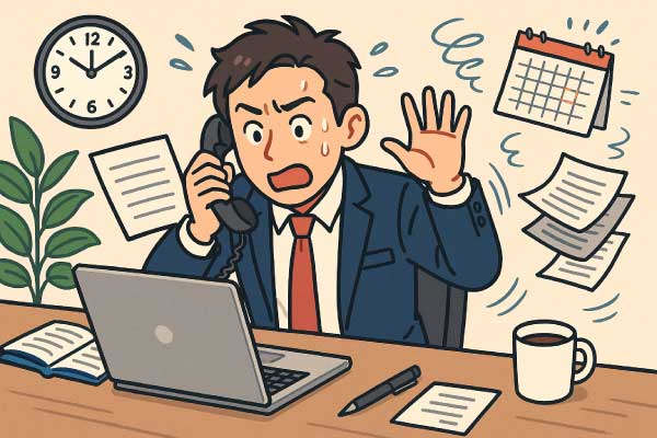 忙しすぎて1日を仕事に追われる日々のアナタを救う方法。